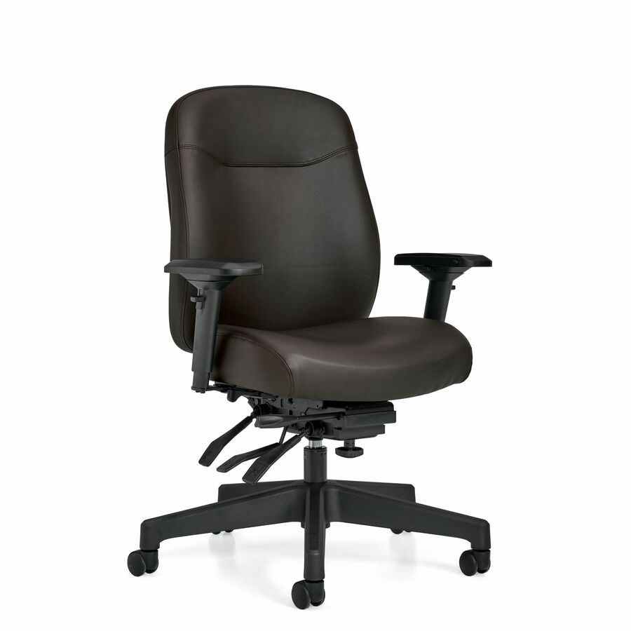 Offices To Go Overtime 350 Multi-Tilter Chair LuxPlus Fabric Black