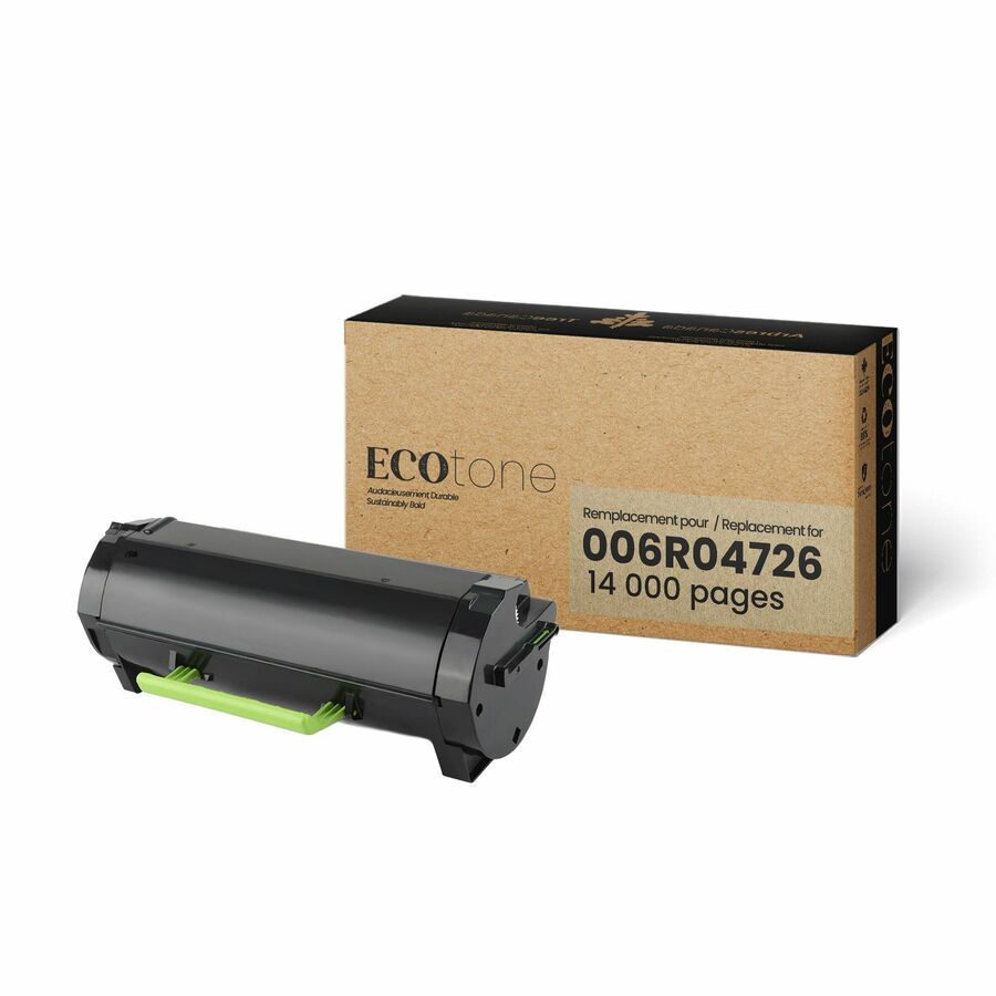 Ecotone - Cartouche toner Remanufactur&eacute; Laser - '-Alternative pourXerox (006R04726) - Noir - 1 emballage