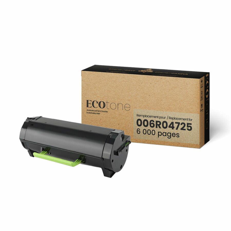 Ecotone - Cartouche toner Remanufactur&eacute; Laser - '-Alternative pourXerox (006R04725) - Noir - 1 emballage