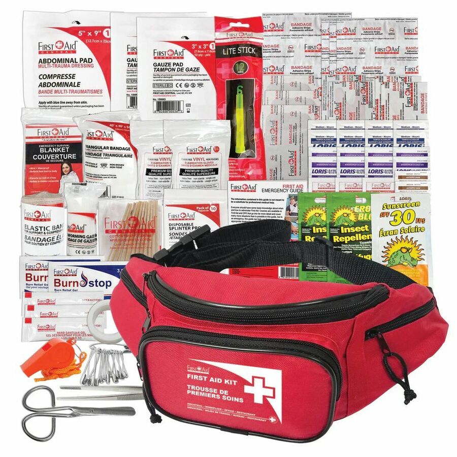 Trousse de premiers soins pour l'ext&eacute;rieur en sac