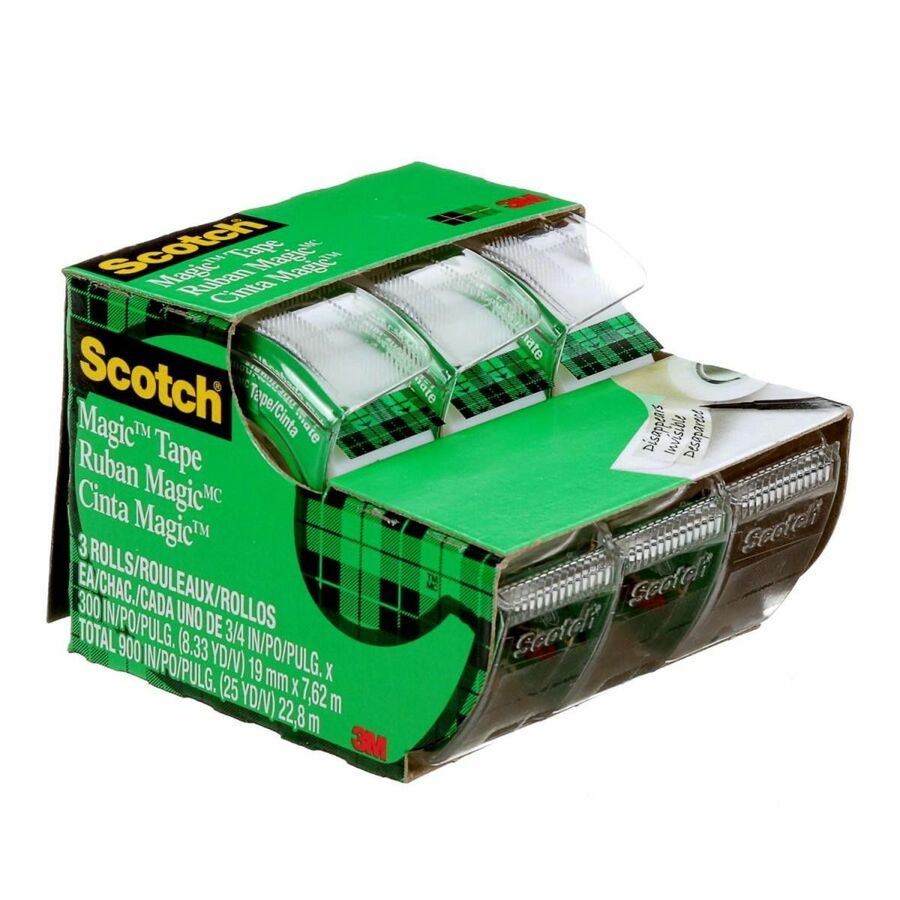 Scotch Magic - Ruban MagicMC Scotch, 3105-ESF, 19 mm x 7,62 m (3/4 x 300 po)