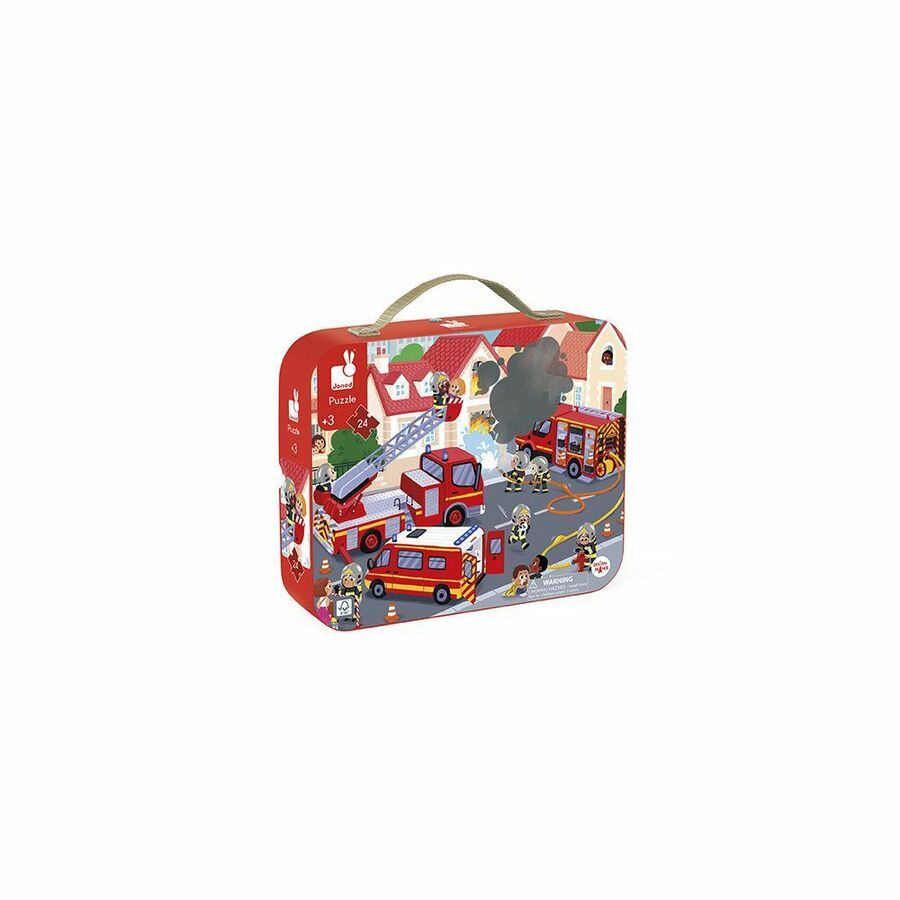 Janod Puzzle Firemen - 24 Pieces