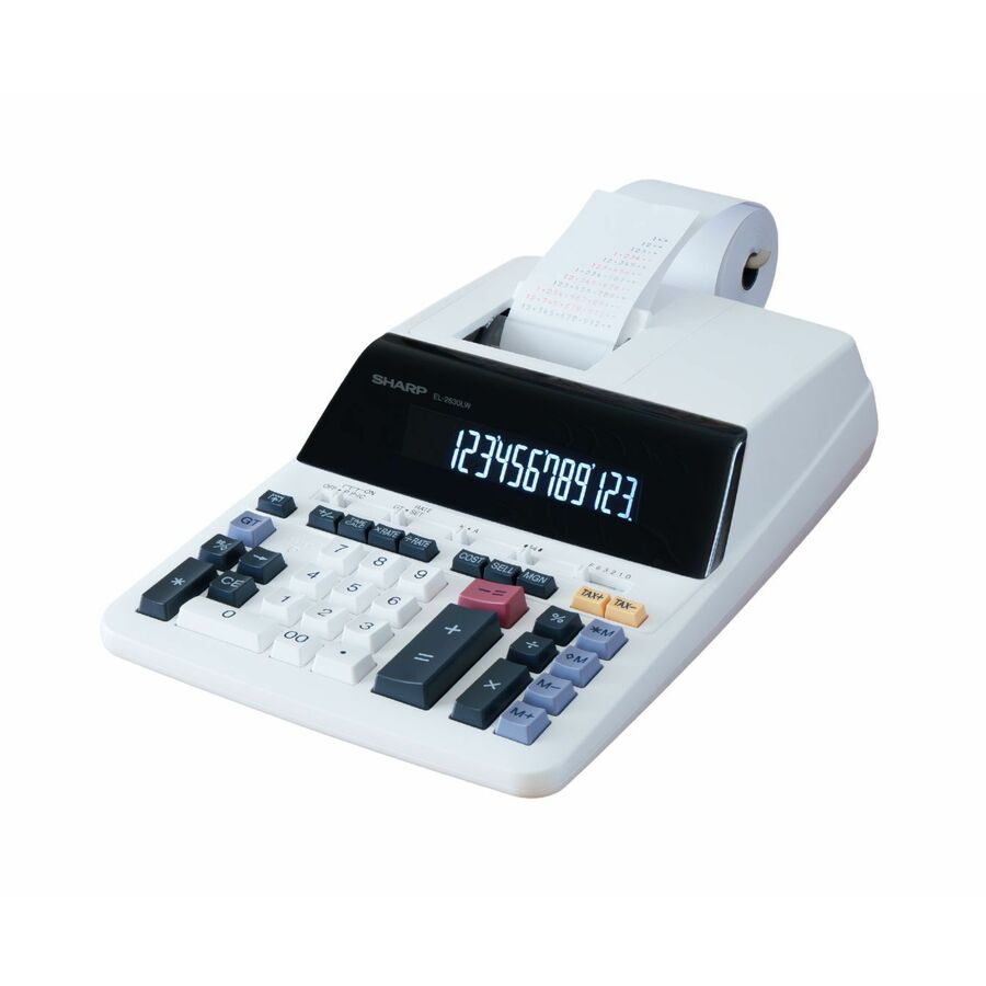 Sharp - Calculatrice à imprimante EL2630LW