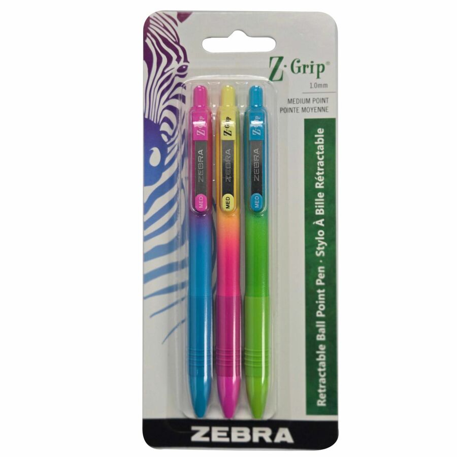 Zebra Z-Grip Soft Touch Ballpoint Pens