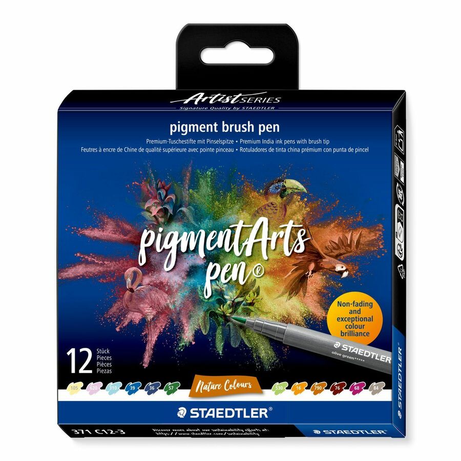 Staedtler pigment brush pen 371