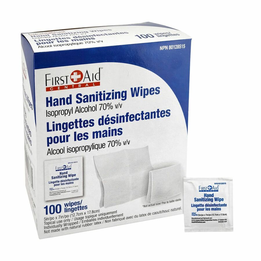 First Aid Central - Lingette d&eacute;sinfectante