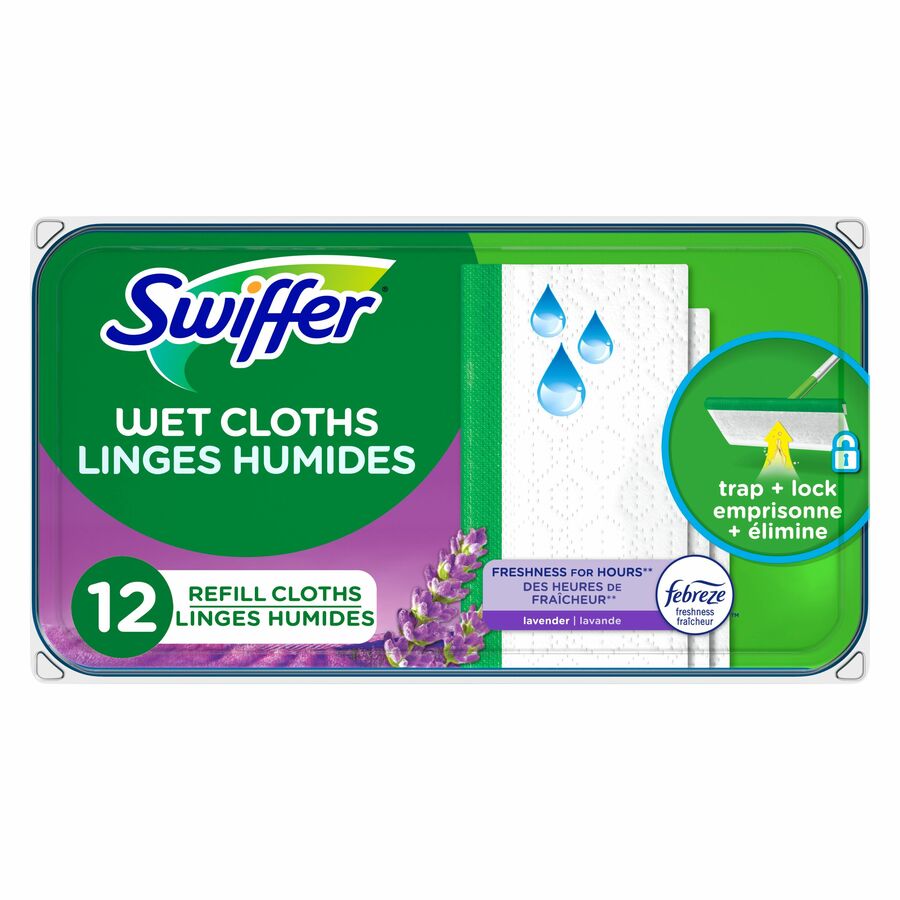 Swiffer - Recharges de coussins nettoyants WetJet
