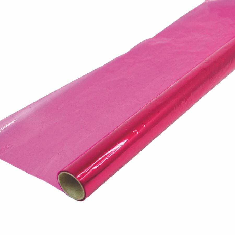 DBLG Import 20" x 12½" Pink Cellophane Rolls