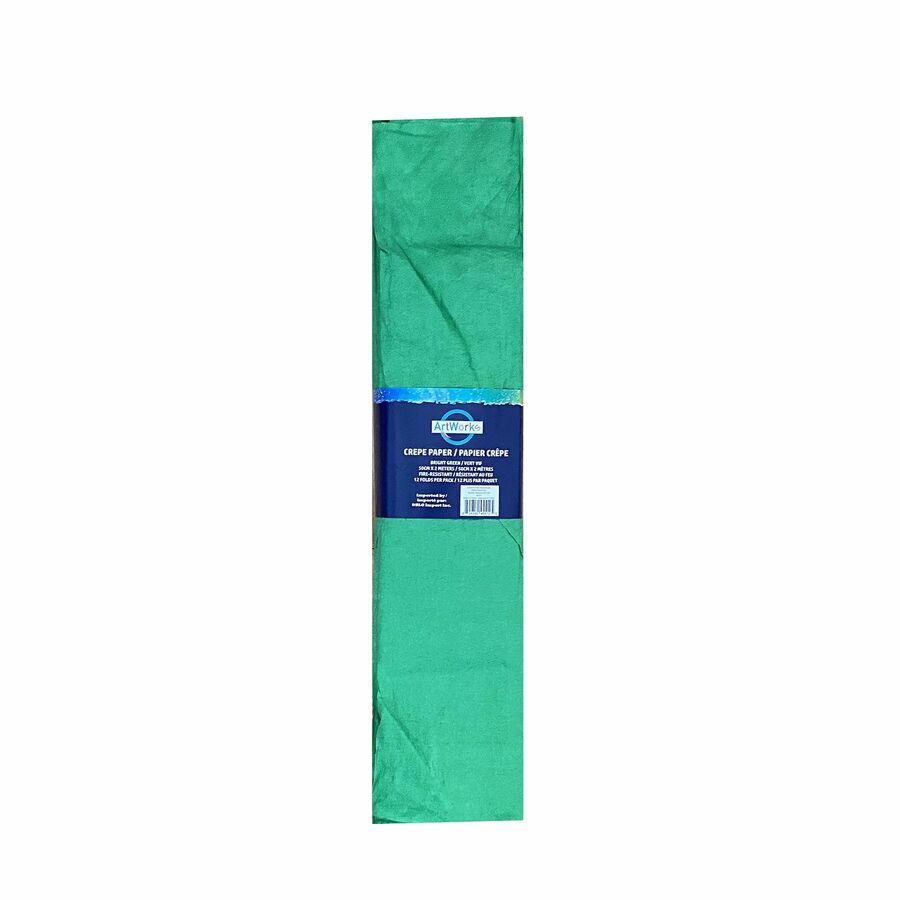 DBLG Import Bright Green Crepe Paper