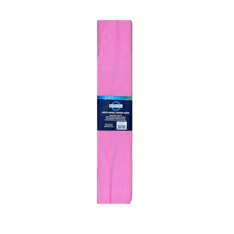 DBLG Import Bright Pink Crepe Paper