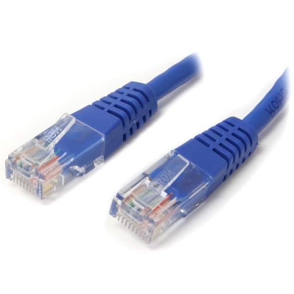 Startech Blue Molded Cat5e UTP Patch Cable - 1ft (M45PATCH1BL)