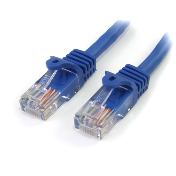 StarTech 20 ft Snagless Cat5e UTP Patch Cable - Blue