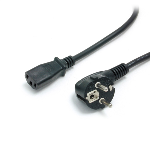 STARTECH 2 Prong European Power Cord for PC Computers – 5.91 ft