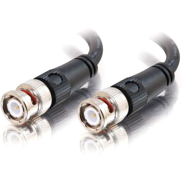 C2G Cable - BNC - Male - BNC - Male - 6 feet - Black - Double Shielded