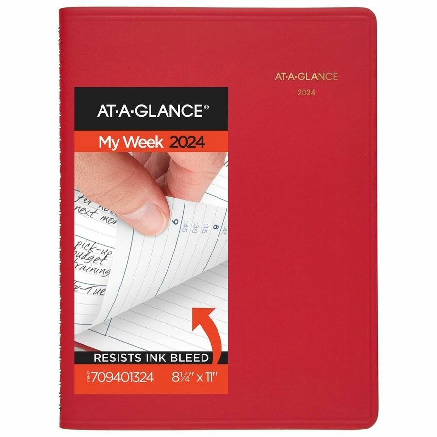 At-A-Glance Fashion Weekly Appointment Book - Yes - Weekly - January 2020 till December 2020 - 8:00 AM to 9:45 PM, 8:00 AM to 5:45 PM - 1 Week Double Page Layout - 8 1/4