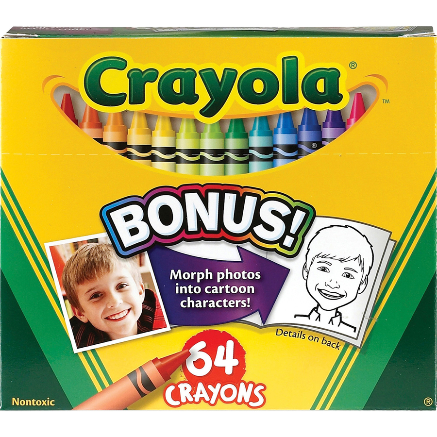 Crayola Tuck Box Crayon, Assorted Color - 16 count