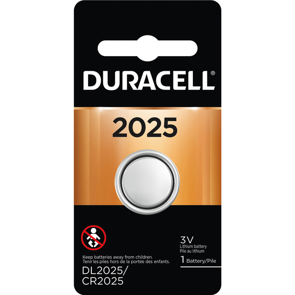 DURACELL 2025 3V Lithium Coin Cell Battery 1 Pack