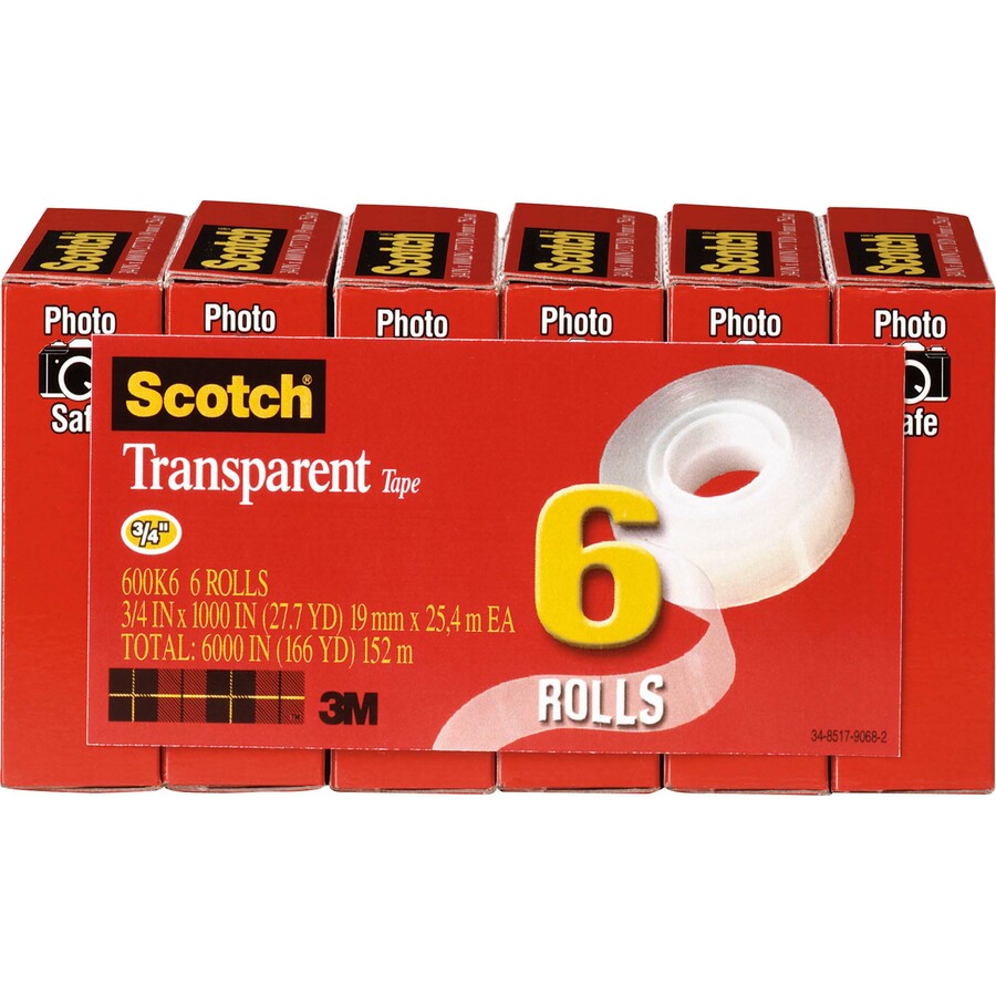 Scotch GiftWrap Tape, 3/4 In. x 300 In. (3-Pack)