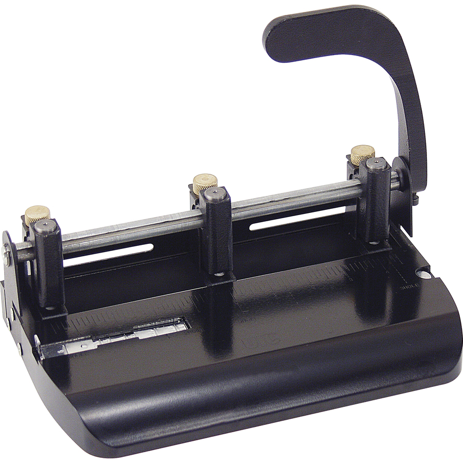40-Sheet Heavy-Duty Three-Hole Punch with Gel Padded Handle by