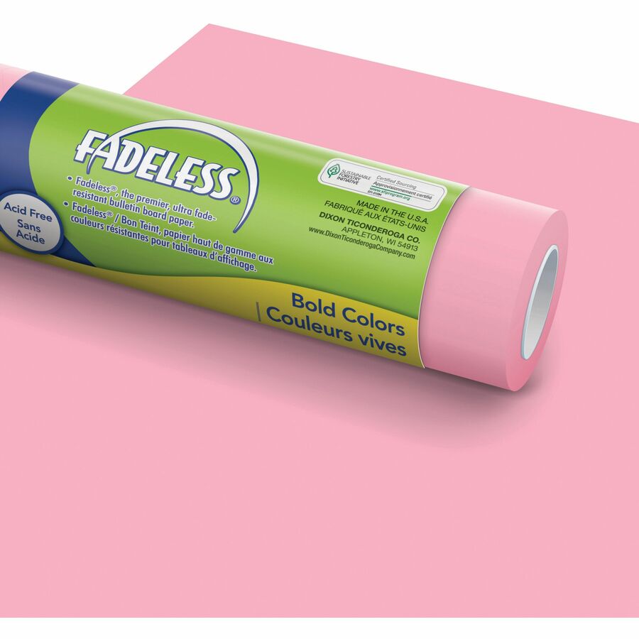 Pacon Fadeless Paper Roll 48 x 50 ft. Pink