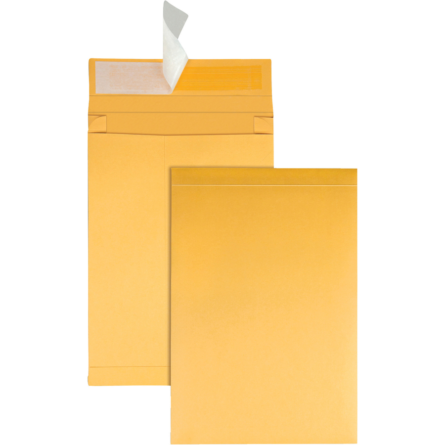Quality Park Kraft Redi-strip Expansion Envelopes - ForMyDesk.com
