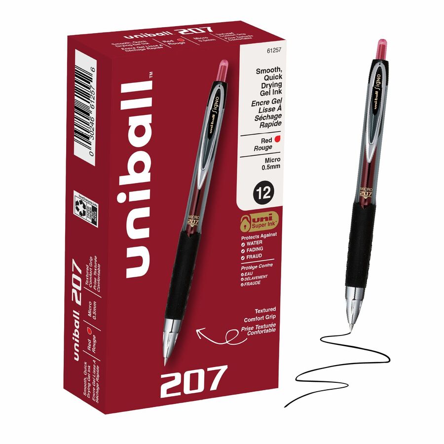 thumbnail image 2 of Uni-Ball Signo 207 Retractable Gel Pens (san-33951) 2 of 11