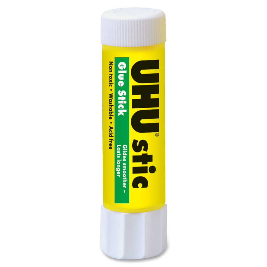 UHU Stic Magic Glue Stick Pack of 12 40g Extra Large Solvent Free