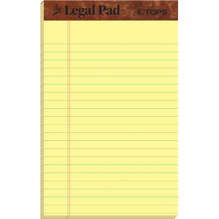 TOPS The Legal Pad Writing Pad - Zerbee