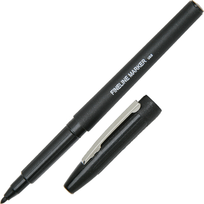 edding 1200 colour Pen Fine - Black - 1 Pen - Round Tip 1 mm - Felt-Tip Pen  for Drawing and Writing - for school or mandala