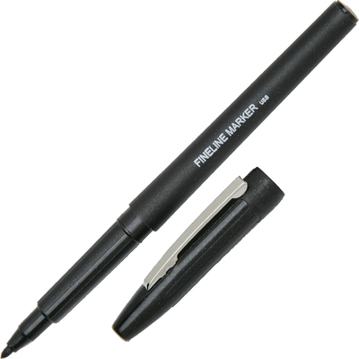 Curva Pen CurvaPen.com Premium Felt Tip Black Ink, Unique Patented