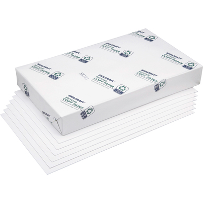 Lettermark Recycled Copy Paper, 8-1/2 x 11 Inches, White, 5000 Sheets