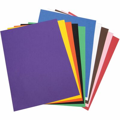 SunWorks Construction Paper, 58lb, 18 x 24, Assorted, 50/Pack