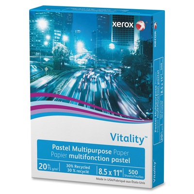XER3R11056 : xerox™ Multipurpose Pastel Colored Paper, 20 Lb Bond Weight,  8.5 X 11, Ivory, 500/Ream