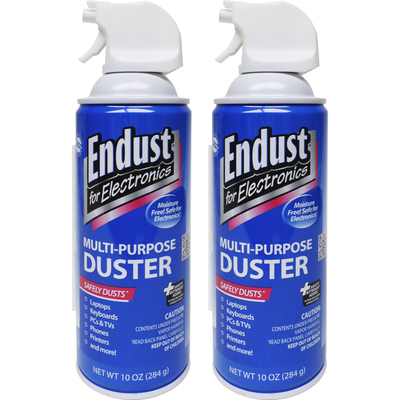 END11407 : Endust® Compressed Air Duster For Electronics, 10oz, 2 Per Pack