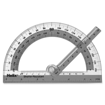 Soft Touch School Protractor with Antimicrobial Product Protection