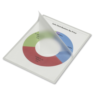 NSN6412250 : SKILCRAFT® 9330016412250 Skilcraft Laminating Pouches, 5 Mil,  8.5 X 11, Matte Clear, 100/Box