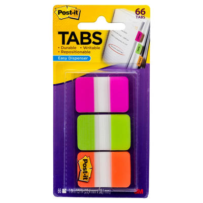 1 Plain Solid Color Tabs by Post-it® Tabs MMM686PGO