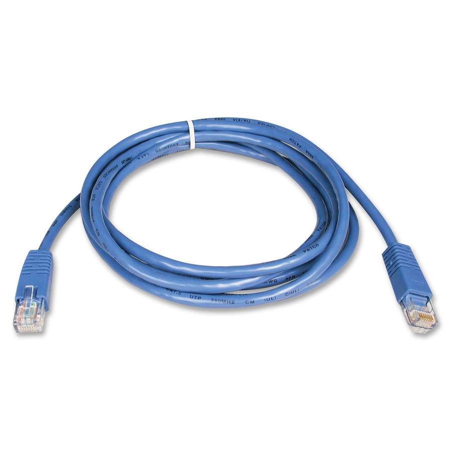 Tripp Lite by Eaton Cat5e 350 MHz Molded (UTP) Ethernet Cable (RJ45 M/M) PoE - Blue 10 ft. (3.05 m)
