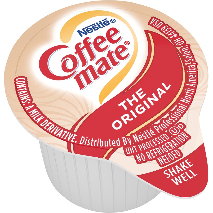 Coffee mate Original Liquid Coffee Creamer Singles - Gluten-free - Original Flavor - 0.38 fl oz (11 mL) - 50/Box - 50 Serving