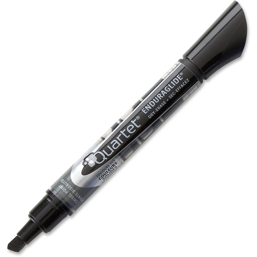 Quartet Classic Dry-Erase Markers with Eraser Cap - Fine Marker Point -  Bullet Marker Point Style - Black - 1 Dozen