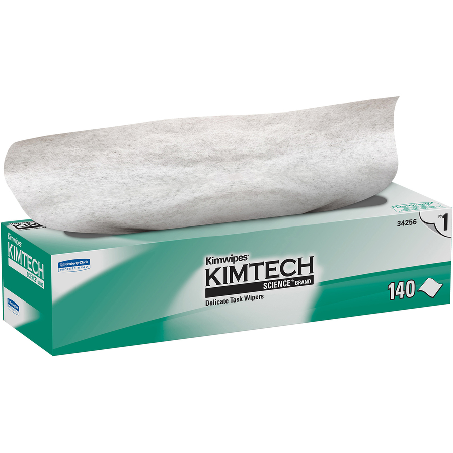 Picture of Kimberly-Clark KIMTECH SCIENCE KIMWIPES Delicate Task Wiper - 14.70 x 16.60 - 140 Sheets Per Box - 140 / Box