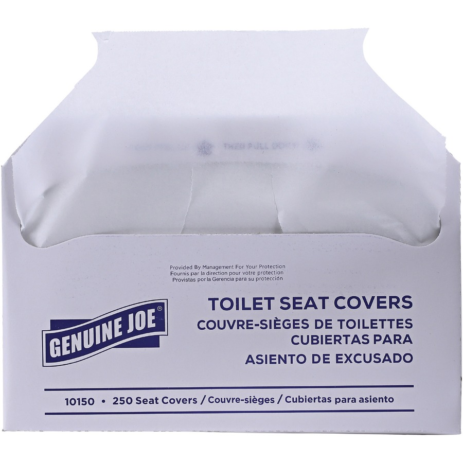 Genuine Joe Half-fold Toilet Seat Covers