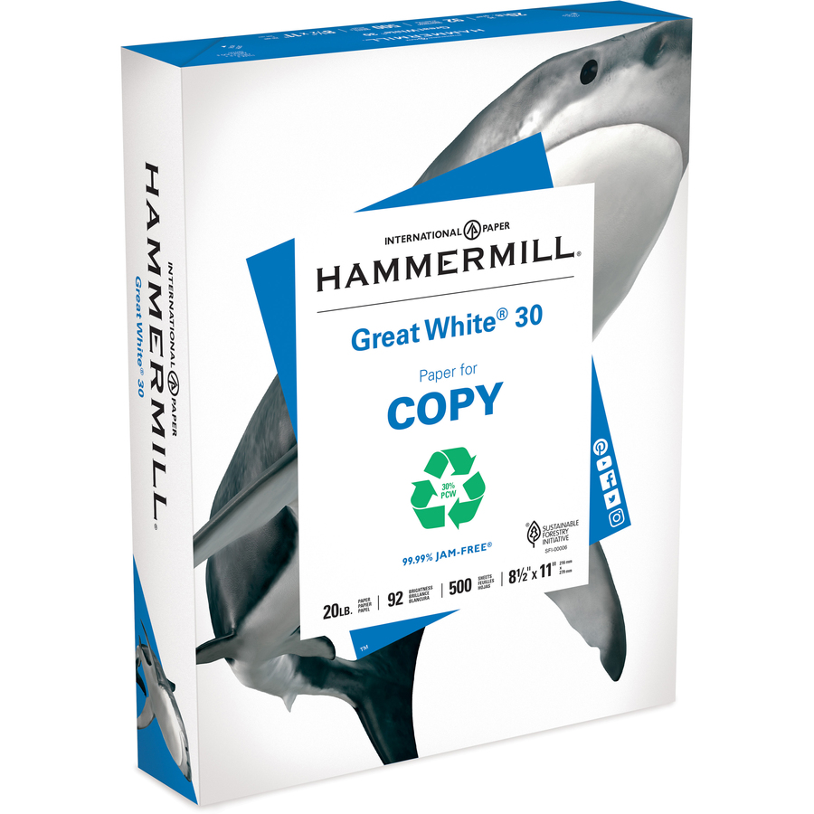 Hammermill Colors Recycled Copy Paper - Cream - Zerbee