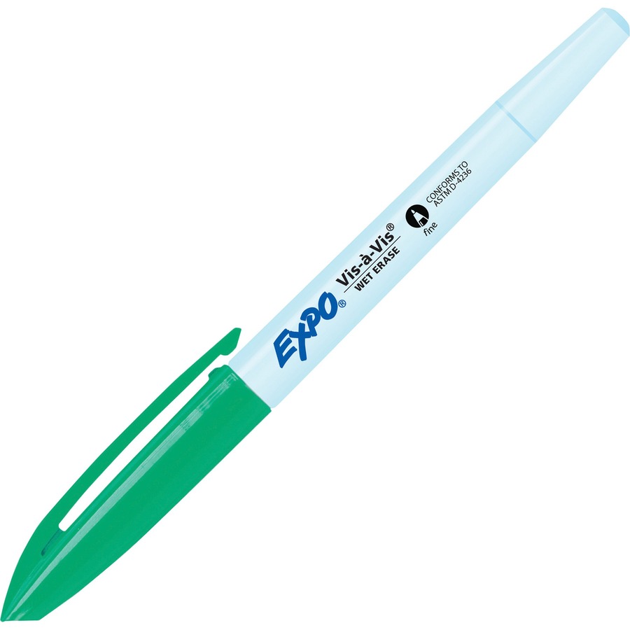 Expo Low Odor Dry Erase Markers - Fine Point Type - Black - 1 Dozen