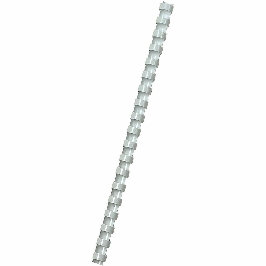 Fellowes Plastic Combs - Round Back 1/2" 90 sheets White 100 pk
