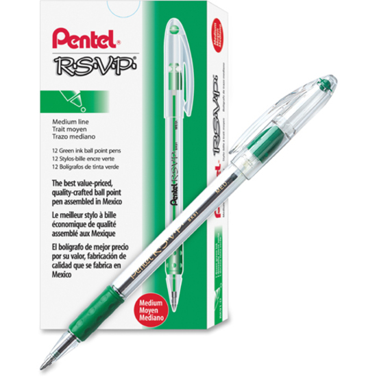 Pentel R.S.V.P. Stick Ballpoint Pen Value Pack - PENBK90ASW2 