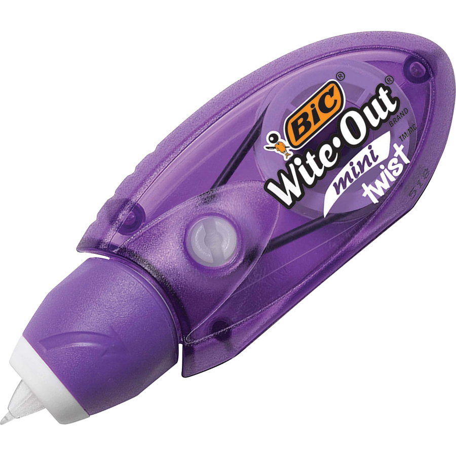 BIC Wite-Out Micro Correction Tape - Assorted Colours - 2 Pack