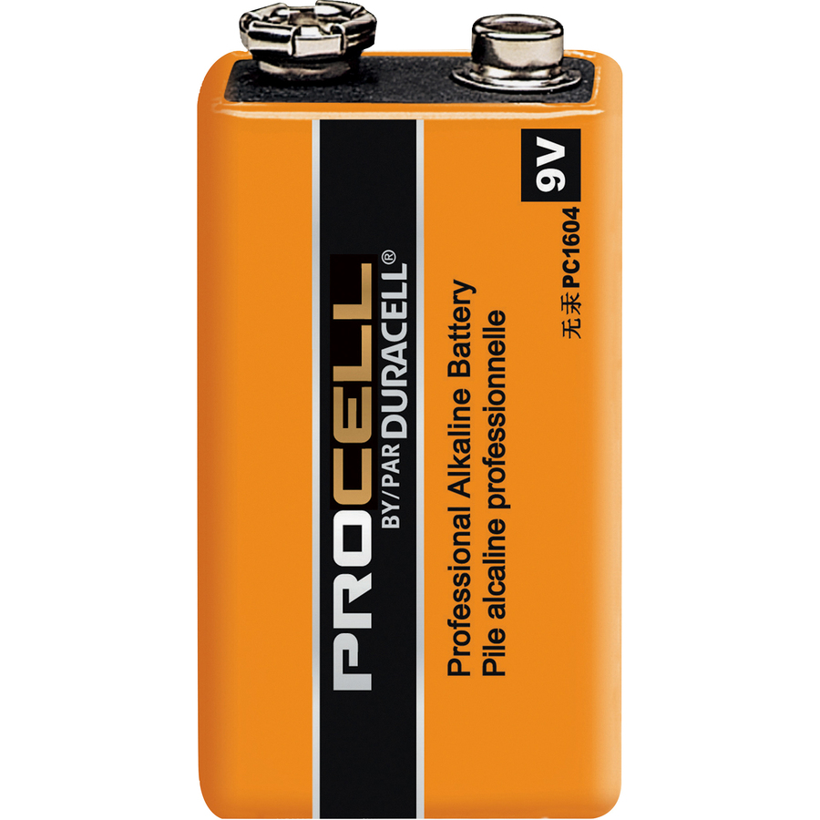 Duracell Procell Alkaline 9V Battery PC1604