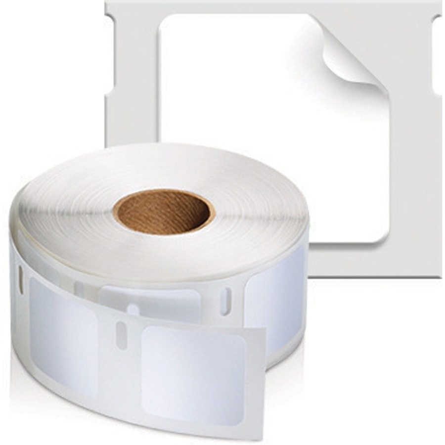 Dymo Multipurpose Label - 1" Width x 1" Length - Direct Thermal - White - 750 / Roll - 750 / Roll