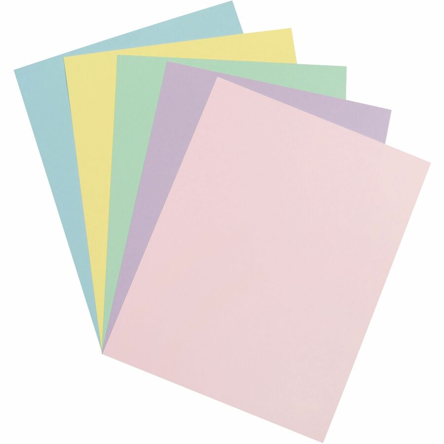 Pacon Colorful Cardstock Assortment - Assorted - Letter - 8 1/2 X 11 - 65  Lb Basis Weight - 250 / Pack - Sustainable Forestry Initiative (Sfi) -  Assorted